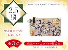 画像1: 【福袋2.5万円コース】●全3点入り ●保証アイテム：すっきりカードケース (1)