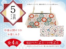 画像1: 【福袋5万円コース】●全4点入り ●保証アイテム：がま口ハンドルクラッチ/束入れ (1)