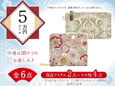 画像1: 【福袋5万円コース】●全6点入り ●保証アイテム：すっきりカードケース/二つ折りファスナーミニ財布 (1)