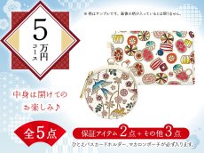 画像1: 【福袋5万円コース】 ●全5点入り ●保証アイテム：ひとえパスカードホルダー/マカロンポーチ (1)