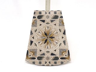 未使用 文庫屋大関 絢爛柄 フラット札入れ カロー ブラック カロー＜ブラック＞ - 文庫屋「大関」