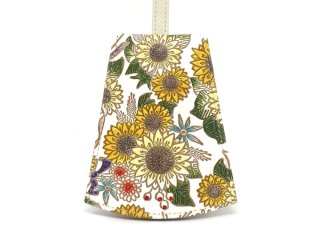 文庫屋「大関」 【夏限定柄/限定Item】ひまわり 鏡付きリップ