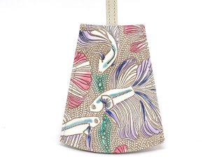 ラビリンスフィッシュ＜パープル＞ 箱まち口金付き札入れ［t］