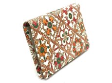 画像3: 【Xmas柄/限定Item】キャンディクロッシェ 両面文庫革のパスカードホルダー［t］ (3)