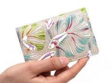 画像5: 【限定Item】ラビリンスフィッシュ＜グリーン＞ 両面文庫革のパスカードホルダー［t］ (5)