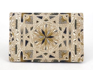 未使用 文庫屋大関 絢爛柄 フラット札入れ カロー ブラック 未使用 文庫屋大関 絢爛柄 フラット札入れ カロー ブラック 縦長