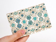 画像5: 完売【予約限定】花菱＜ターコイズ＞ パスカードホルダー［t］ (5)