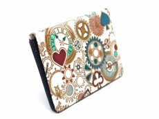 画像2: 時の歯車＜青緑＞パスカードホルダー［t］ (2)