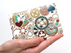 画像5: 時の歯車＜青緑＞パスカードホルダー［t］ (5)