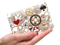 画像5: 時の歯車＜赤黒＞パスカードホルダー［t］ (5)