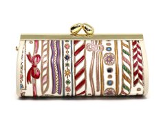 【予約限定柄】リボン リップも入るハートまちの小物入れ