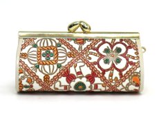 画像2: 【Xmas柄】キャンディクロッシェ リップも入るハートまちの小物入れ (2)