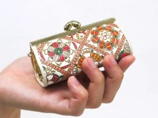 画像5: 【Xmas柄】キャンディクロッシェ リップも入るハートまちの小物入れ (5)