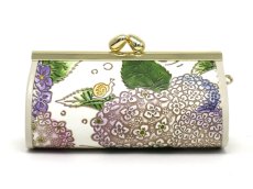 画像2: 【夏限定柄】紫陽花 リップも入るハートまちの小物入れ (2)