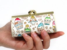 画像5: なないろかき氷 リップも入るハートまちの小物入れ (5)