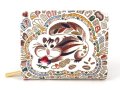 終売 くいしんぼリス ぐるっとファスナーのお財布［t］