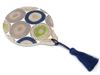 がま口(文庫屋「大関」 )革製　笠菊(桃花) 笠菊 - 文庫屋「大関」