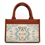 ロカイユ＜ブルーグレー＞ 2WAYミニトートバッグ