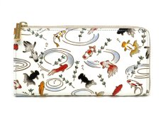 画像1: 【限定Item】金魚 L字ファスナーの長財布［t］ (1)