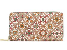 画像1: 【Xmas柄】キャンディクロッシェ ぐるっとファスナーの長財布［t］ (1)