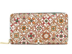 【Xmas柄】キャンディクロッシェ ぐるっとファスナーの長財布［t］