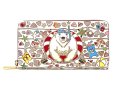 画像1: 【夏限定柄】泳ぐま ぐるっとファスナーの長財布［t］ (1)