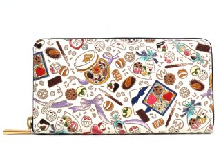 なないろかき氷 ぐるっとファスナーの長財布［t］