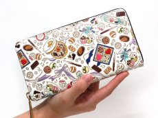 画像5: チョコレート ぐるっとファスナーの長財布［t］ (5)