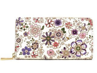 ★新作・1点のみ★スーちゃん＆お友達＆お花★ハンドメイド＊長財布＊ da7eed5dd392ef52c6b287a10ab122