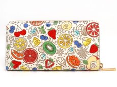 画像2: フルーツパンチ ぐるっとファスナーの長財布［t］ (2)