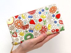 画像5: フルーツパンチ ぐるっとファスナーの長財布［t］ (5)