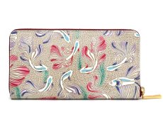 画像2: ラビリンスフィッシュ＜パープル＞ ぐるっとファスナーの長財布［t］ (2)