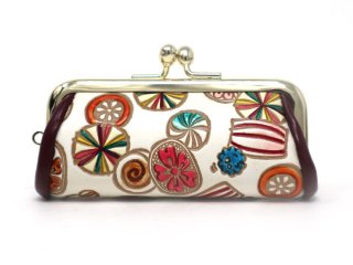 更紗菊 天溝がま口［t］