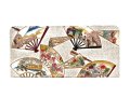 完売【限定Item】四季扇面 ひとえ束入れ（金唐柄）［t］