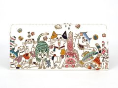 完売【予約限定】ネコ集合 ひとえ束入れ［t］