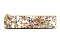 画像1: お菓子の家 三角マチのペンケース (1)