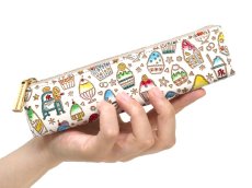 画像4: なないろかき氷 三角マチのペンケース (4)