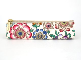 文庫屋大関　ペンケース 文庫屋「大関」 小花 三角マチのペンケース