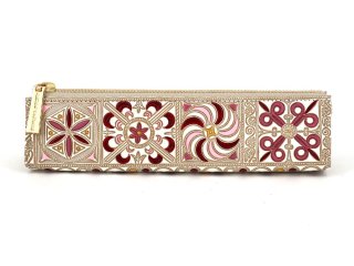 未使用 文庫屋大関 絢爛柄 フラット札入れ カロー ブラック 未使用 文庫屋大関 絢爛柄 フラット札入れ カロー ブラック