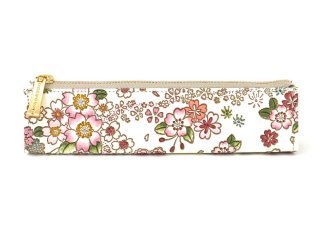文庫屋 大関 かすみ桜 マカロンポーチ 文庫屋「大関」 かすみ桜 マカロンポーチ［t］