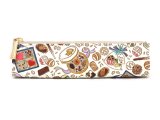 チョコレート 三角マチのペンケース