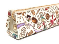 画像4: チョコレート 三角マチのペンケース (4)