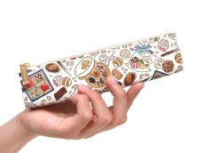 画像5: チョコレート 三角マチのペンケース (5)