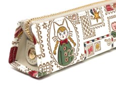 画像4: 切手 三角マチのペンケース (4)