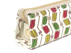 画像3: ジグザグ＜フランボワーズ＞ 三角マチのペンケース (3)