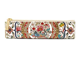 文庫屋大関　ペンケース 文庫屋「大関」 小花 三角マチのペンケース