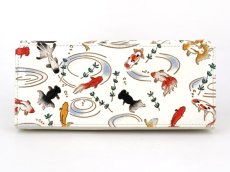 画像2: 【限定品サンプル】両面文庫革のL字ファスナーのスリム束入れ (2)