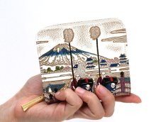 画像4: 日本橋 二つ折りファスナーミニ財布［t］ (4)