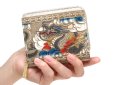 画像4: 龍＜グレー＞ 二つ折りファスナーミニ財布［t］ (4)