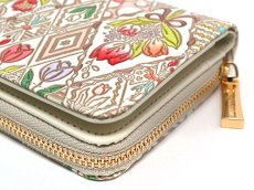 画像3: チューリップの花束 二つ折りファスナーミニ財布［t］ (3)